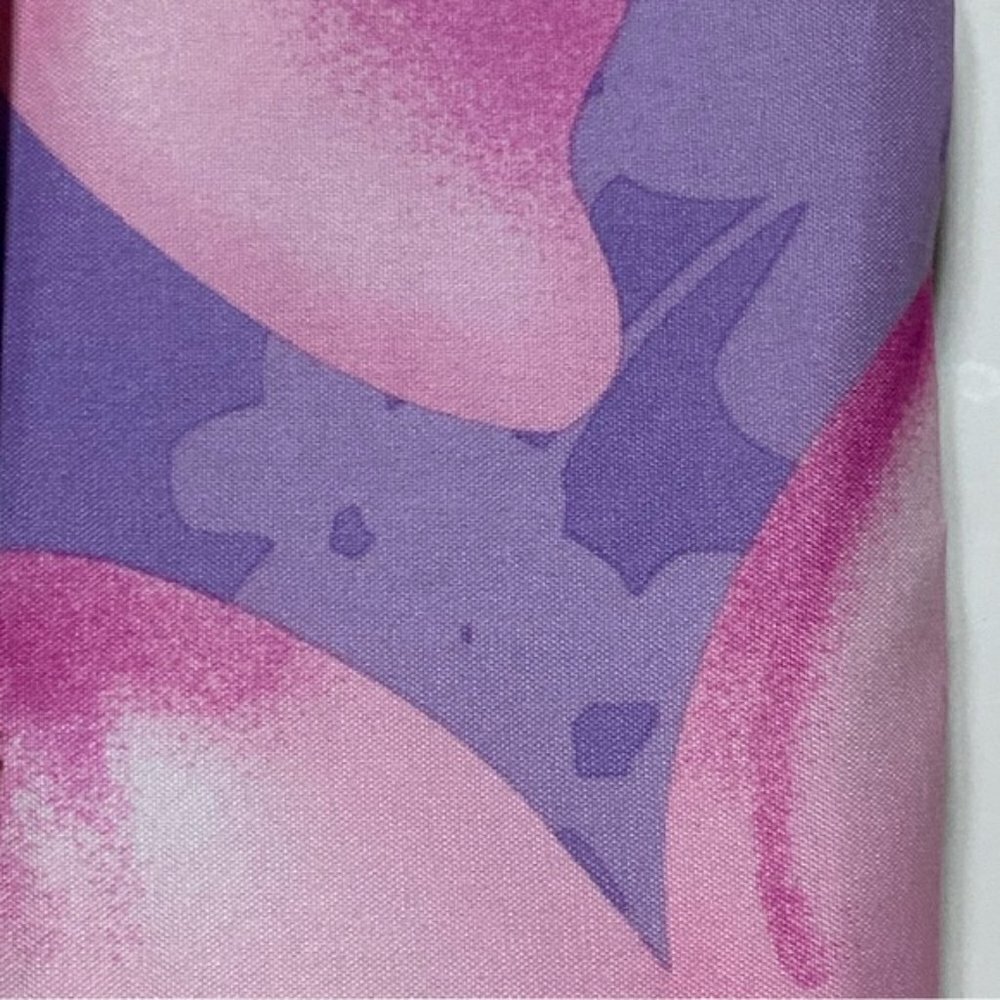 Matt & Maddie Butterfly Fabric Shower Curtain Floral 70 x 72 Inch Pink Purple - Picture 3 of 14